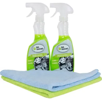 Nasucho.cz Profesional čistič auto 2x 500ml + 2x utěrka