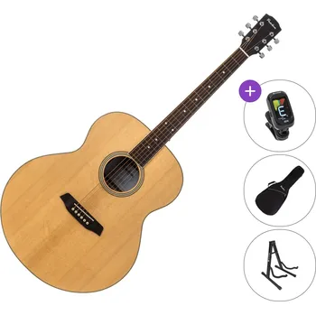 Akustická kytara Pasadena PJ-250 Open Pore SET Natural Akustická kytara Jumbo