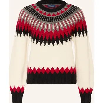 Dámský svetr Polo Ralph Lauren Dámský Svetr, režná / červená / černá, 34
