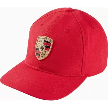 PORSCHE Kids cap Essential Čepice kšiltovka dětská se znakem červená (Stylová dětská čepice s logem Porsche na přední straně.)