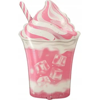 Balónek Fóliový balónek – Růžový dezert se šlehačkou 51 x 81 cm