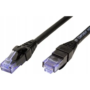 Síťový kabel Patchcord Roline U/UTP 6a RJ45 / RJ45 3 m černý