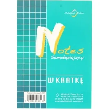 Sešit Notes A6/40k samopropisovací blok s mřížkou, Michalczyk