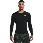 Pánské kompresní tričko s dlouhým rukávem UNDER ARMOUR-UA HG Armour Comp LS-BLK Černá XL