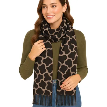 Šála Hagne šála šedá 192 cm - dámská