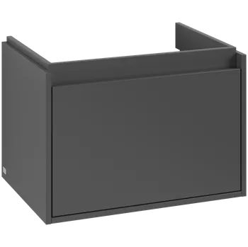 Koupelnový nábytek Villeroy & Boch Skyla - Skrinka pod umývadlo 622x439 mm, 1 zásuvka, Graphite C78500VR