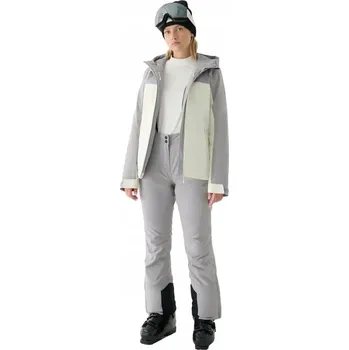 Snowboardové kalhoty Dámské lyžařské kalhoty 4F FTRF0921 světle šedé 27S S