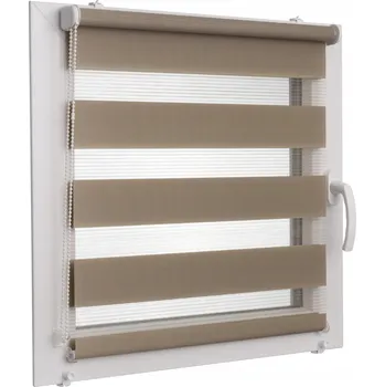 Roleta VOPPI ROLETA DEN A NOC 70x230 CM BÉŽOVÁ KÁVA S MLÉKEM