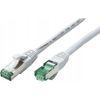 Síťový kabel ROLINE-RM S/FTP patchkabel kat. 6a, 7m, šedý