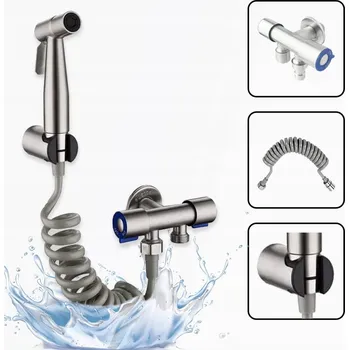 Spryskiwacz bidetowy stříbrná, jednopáková s hadicí 1,5 m