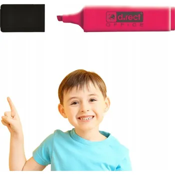 Zvýrazňovač Růžový Zvýrazňovač D.rect 1 ks