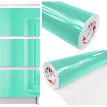 Tapeta Dýha na nábytek Psací stůl Skříně Fólie Lepicí ozdobná Mátový lesk 100 cm