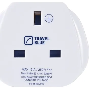 Cestovní adaptér CESTOVNÍ ADAPTÉR UK - EU Travel Blue