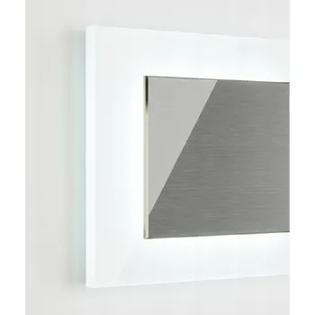 Nástěnné svítidlo Schodišťové svítidlo Ledroom 2 W 8,6 cm stříbrné