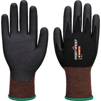 Pracovní rukavice Rukavice GP Grip 15 s nitrilovou mikropěnou EN 388 vel. XXS Černá R