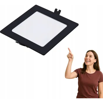 Stropní Svítidlo Rabalux 12 čtvercová černá