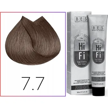 Barva na vlasy BES Hi-Fi Color tónovací krém na vlasy 7.7 Tabákový Blond