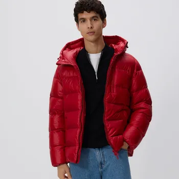 Reserved - Prošívaná péřová bunda - červená - 420GQ-33X - 420GQ-33X-XL