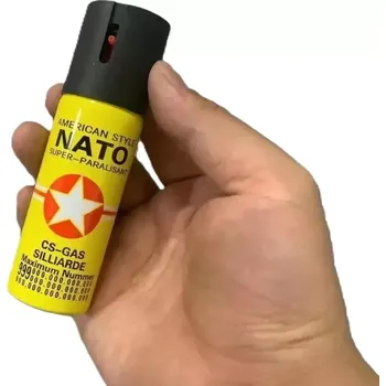 Elektrický paralyzér Pepřový sprej NATO 60 ml - žlutý