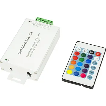 LED páska Ovládání LED pásů RGB 24-KLÍČ pilot, IR 30A
