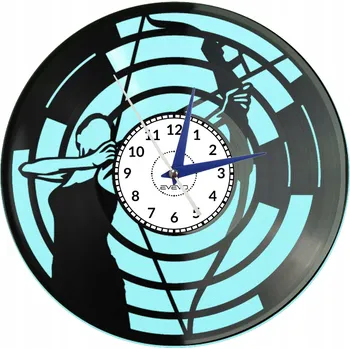 Hodiny LOS ANGELES MĚSTO ANDĚLŮ L.A. USA KALIFORNIE FLUORESCENČNÍ NÁSTĚNNÉ HODINY