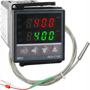 TERMOSTAT TERMOSTAT PID REX C100V*AN SSR OUT + SNÍMAČ PT100 5X25