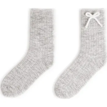 Dámské ponožky GATE Vysoké ponožky s ozdobnou mašličkou 35-38 625-1636/85