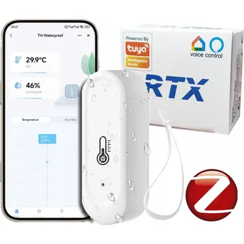 IP kamera Externí Senzor Teploty a Vlhkosti RTX Tuya Zigbee Bílý
