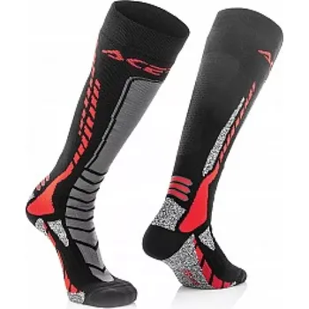 Pánské ponožky ACERBIS MX-PRO podkolenky černá/červená