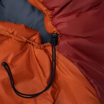 Spacák Spací pytel Alpinus Primalight Pro 1200 levý oranžový +2°C PrimaLoft mumie