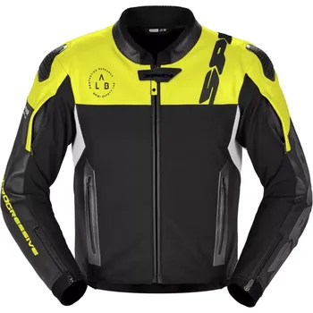 Moto bunda SPIDI DP-PROGRESSIVE HYBRID bunda černá/žlutá fluo