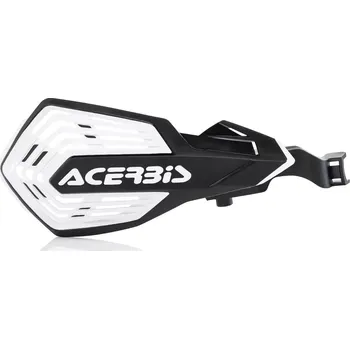 Chránič ruky pro motocykl ACERBIS chrániče páček K-FUTURE černá/bílá
