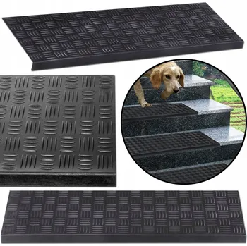 Nášlap na schod NÁŠLAPY NA SCHODY GUMOVÉ RÝHOVANÉ PROTISKLUZOVÉ TREPY SILNÉ