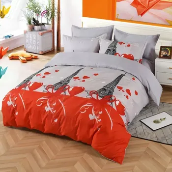 Povlečení TOTÁLNÍ MASAKR CEN ! OBOUSTRANNÉ BAVLNĚNÉ POVLEČENÍ na 1 Postel 140x200/70x90 - EIFFELOVKA + PROSTĚRADLO ZDARMA !