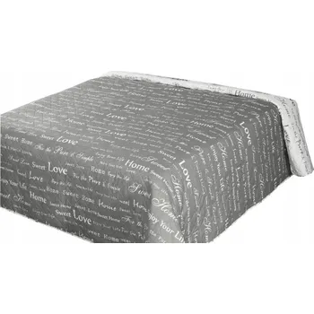 Přehoz na lůžko Přehoz na postel Eurofirany polyester 170 cm x 210 cm stříbrný