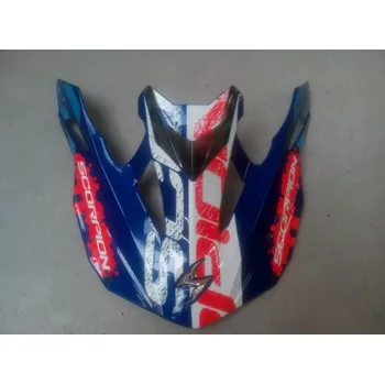 Helma na motorku SCORPION VX-15 EVO GAMMA kšilt modro-bílý