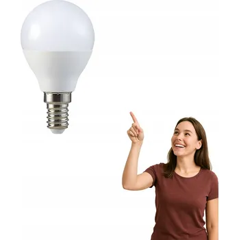Žárovka LED žárovka P45 E14 9W 4000K 810lm 180° AC230V 70mA