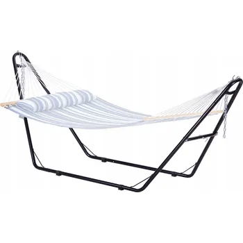 Houpací síť SucceBuy Stojan na houpací síť 304x120x92.5CM Rám pro houpací sítě o délce 2,4-4,9M