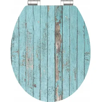 WC sedátko WC sedátko Bps-koupelny modré MDF