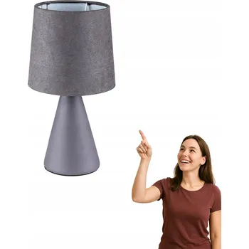 Lampička Stolní lampa Rabalux Nalani šedá 40 W
