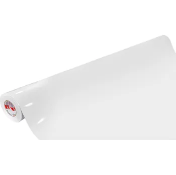 Tapeta Samolepicí dýha Bílá Lesk na nábytek Dveře DIY Šířka 152 cm