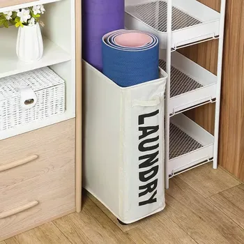 Kapsle na praní Textilní koš na prádlo kompaktní bílý (LNDR7)