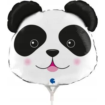 Balónek Fóliový balónek Medvídek PANDA Medvídek Hlava zvířátka 35 cm (14")