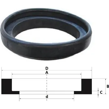 Těsnění 144 x 5/15 mm; spodní pro motory vysavačové