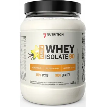 Protein 7Nutrition Whey Isolate 90 WPI Proteinový izolát 500 g příchuť vanilka