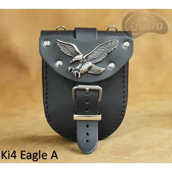 Příslušenství k zavazadlu KOŽENÁ KAPSA / POUZDRO ČERNÉ NA KUFR / PÁSEK