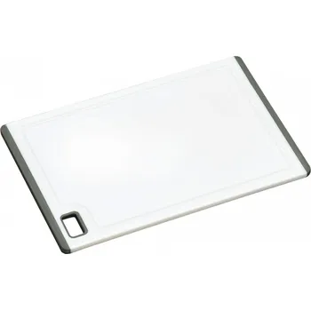 Kuchyňské prkénko Kesper Prkénko plastové bílé, protiskluzová guma 30x20 cm