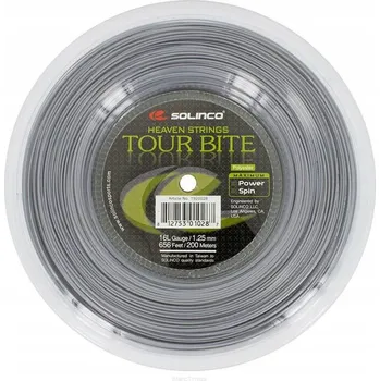 Struna na výplet tenisové rakety Tenisový výplet Solinco Tour Bite celá role 1.20
