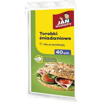 Obraz Jan Niezbędny Papírové svačinové sáčky + samolepky na uzavření, 40 ks