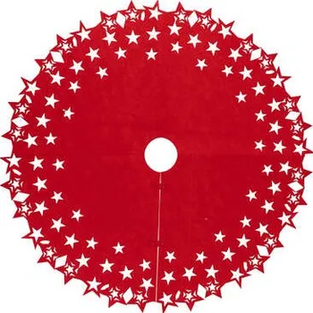 Vánoční dekorace Červený koberec pod stromek